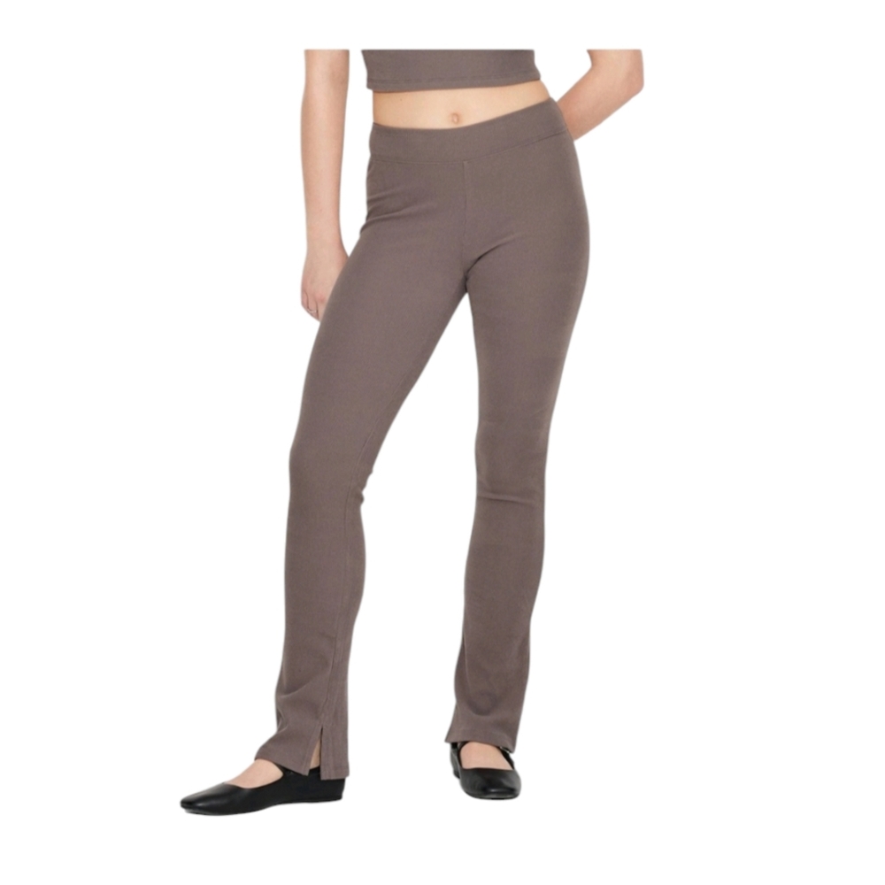 Wild Fable Gray and Brown Leggings with Stretchy Fit